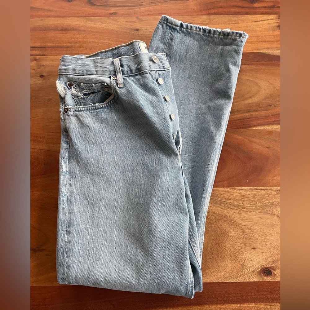 Agolde 90s Mid Rise Loose Fit Jean in Snapshot